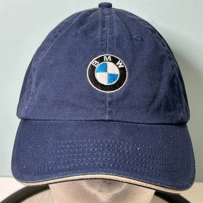 Gorra de béisbol BMW Lifestyle azul marino ajustable con correa para papá OSFM Foto 1 de 4