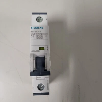 NUEVO DISYUNTOR SIEMENS 5SY4101-7 1 POLO 250/440V Foto 1 de 2