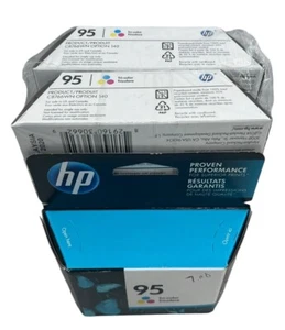 5 Boxes HP 95 Genuine OEM Tri-Color Ink Cartridge Exp January 2020 *SEALED* - Picture 1 of 3