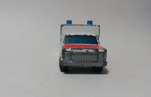 1977 Matchbox Diecast Ambulance Paramedic Emergency Vehicle 