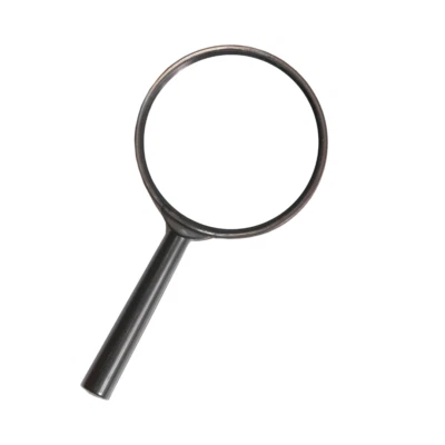 Lupe Vergrößerungsglas in 40/60/75/90/100 mm Auswahl Leselupe Handlupe Lupen - Bild 1 von 4