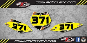 Custom Number Graphics Fader Style stickers fits KTM 85 2013 - 2017 - Picture 1 of 1