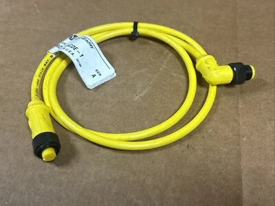 Allen Bradley 889D-F4ACDE-1 Cable M12 4-Pin Straight Female to Angle Male 1M - Image 1 of 4