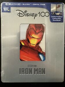 Iron Man 4K Steelbook - Disney 100 Limited Edition - Neu