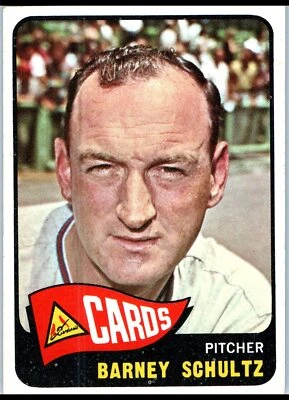 1965 Topps #28 Barney Schultz - Image 1 of 2