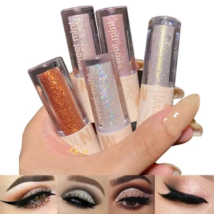 5Pcs Liquid Glitter Eyeshadow Set- Sparkling Metallic High Pigmented Glitter Eye - Picture 1 of 12