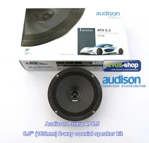 Audison Prima APX 6.5 165mm (6.5") Coaxial Speaker set (a pair) 70WRms; 4Ω - Picture 1 of 7