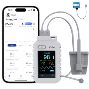 Pulse Oximeter Handheld Fingertip SpO2 PR Heart Rate Finger Blood Oxygen Monitor - Picture 1 of 14
