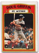 1972 Topps #704 Doug Griffin I.A. Excellent O/C Boston Red Sox