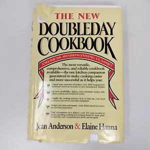 The New Doubleday Cookbook Jean Anderson and Elaine Hanna 1985 Hardcover Vintage - Picture 1 of 14
