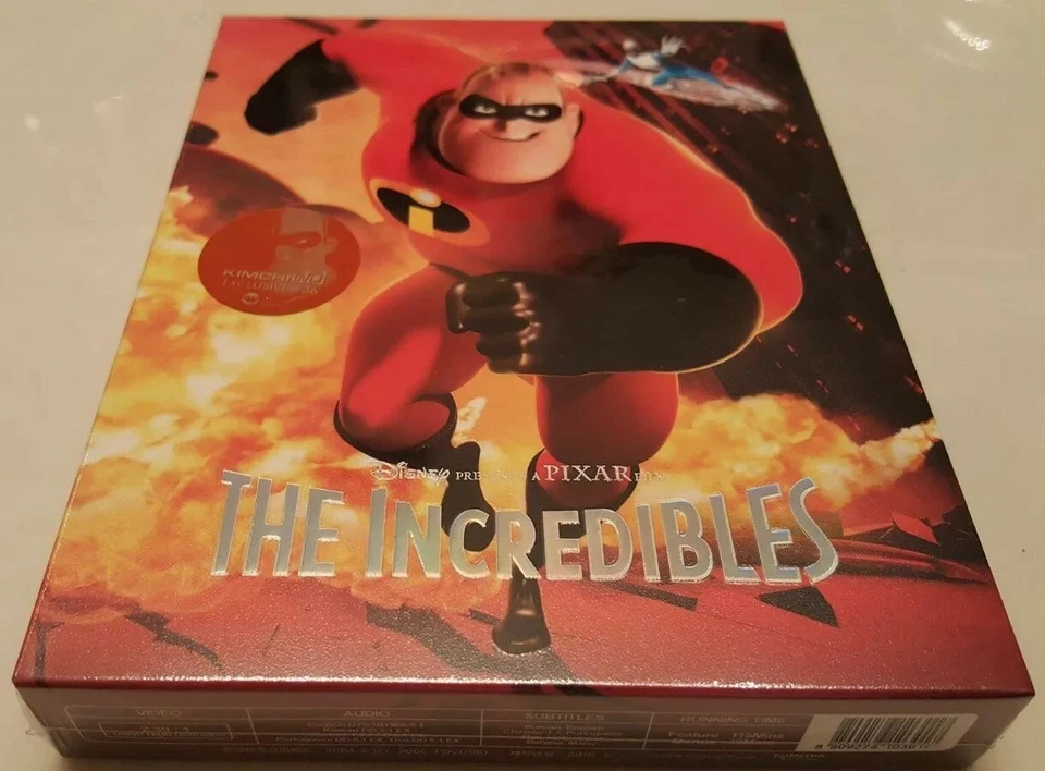 The Incredibles Full Slip Blu-ray Steelbook KimchiDVD Ltd Disney OOP