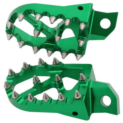 Reposapiés anchos reposapiés para Kawasaki KX125 KX250 KX500 KDX200 KDX 250 200R 220R Foto 1 de 4