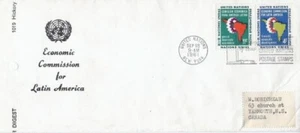 UN #93/94 LATIN AMERICA FDC - Meter Digest - Bild 1 von 2