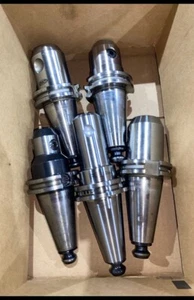 Lot Of 5 Cat 40 drill holders, includes Accu Pro Cat 40 1/2" to 4.0" And More - Picture 1 of 4