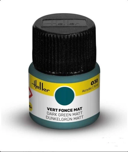 Heller Acrylic model paints (Number match Airfix) 12ml pots Full range paint - Image 1 of 1