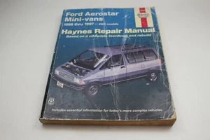 Haynes Repair Manual Ford Aerostar Mini-Vans 1986-1997 Used - Picture 1 of 3
