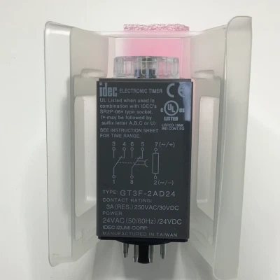 GT3F-2AD24 - IDEC - MULTI FUNCTION TIMER 24VAC/DC - Image 1 of 4