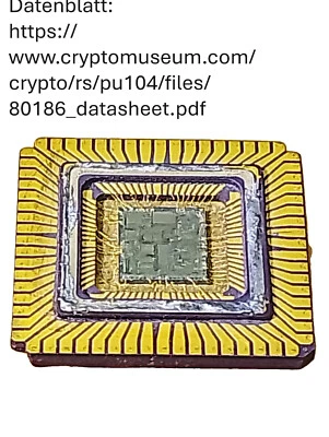 1x I4 INTEL 80188 : HIGH-INTEGRATION 16-BIT MICROPROCESSORS 999ziger Gold - Bild 1 von 3