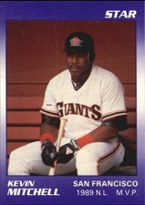 1990 (GIANTS) Star Mitchell/Yount #8 Kevin Mitchell/Mitchell - 1989 MVP