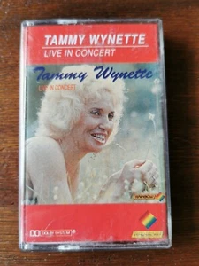 TAMMY WYNETTE Live In Concert - Cassette - Tape. Free Postage - Picture 1 of 5