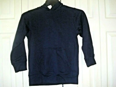 Boys Sweatshirt Hoodie Navy Sizes 8, 10/12  & 18/20 - Image 1 of 2