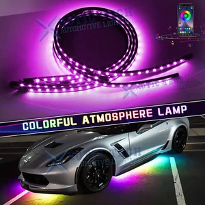Control de aplicación de luz corporal LED RGB multicolor 90x60 cm para Corvette Camaro - Imagen 1 de 16