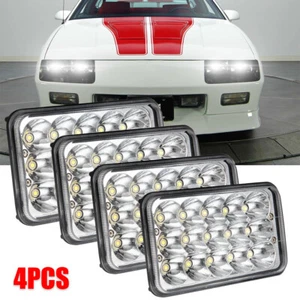 Fit 1982 1984 1985 1986 1987 1988 1989 1990 1992 Chevy Camaro 4x6 LED Headlights - Picture 1 of 13