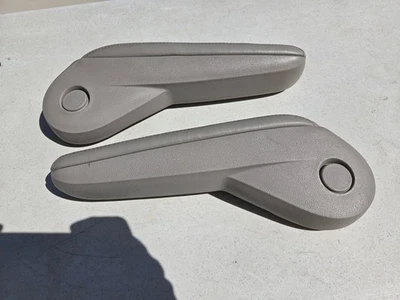 2011-2019 Chrysler Town & Country Dodge Caravan driver passenger gray armrests - Image 1 of 4