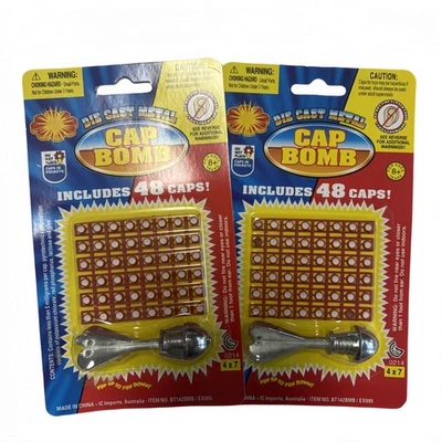 2 x Diecast Cap Bomb with 48 Shots pack - image 1 of 4