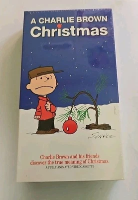 A Charlie Brown Christmas VHS SEALED Shell Charles Schutz Lucy Snoopy Linus VTG  Foto 1 de 4