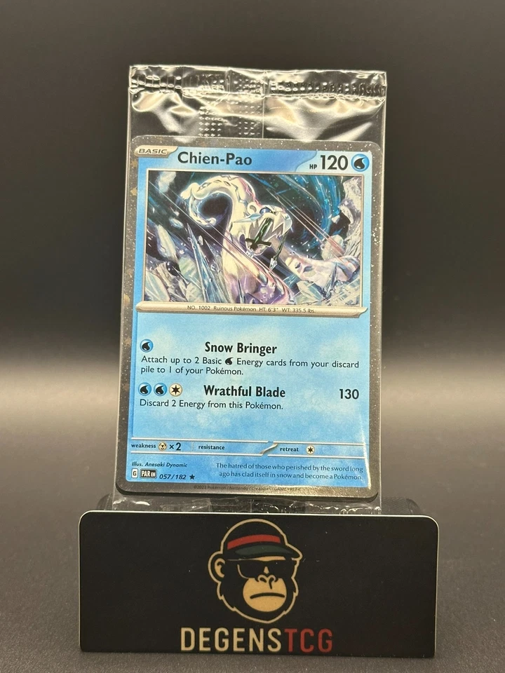 Pokémon Chien-Pao 57/182 Paradox Rift (Cosmos Holo) Sealed Knockout Box Promo - Image 1 of 1