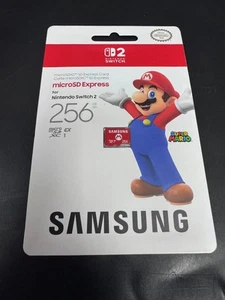 Samsung MicroSD Express Card Nintendo Switch 2 Super Mario (JMM14) - Photo 1 sur 1