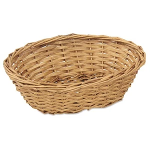Alegacy 4497 Willow 9 x 7 x 3 Oval Bread Basket - Dozen" - Picture 1 of 2