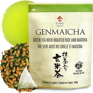 Genmaicha Green Tea with Matcha, roasted brown rice tea, Low caffeine, Japane... - Picture 1 of 5