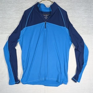 Tommy Bahama 1/4 Zip Pullover Mens Large Performance Shirt UPF 30 Long Sleeve - Picture 1 of 6