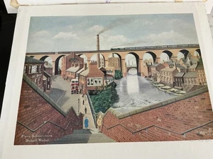 Stockport Viadotto Scozzese Volante Beryl Baguley Ltd Ed Stampa 182/500 C1992 - Foto 1 di 17