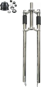 CDHPOWER 26" Non Suspension Bicycle Triple Tree Fork w/Double Shoulder & Headset - Picture 1 of 10