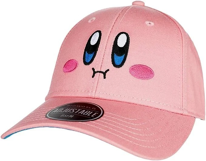 Bioworld Nintendo Kirby Big Face Raglan Hat - Cosplay Kawaii Universal