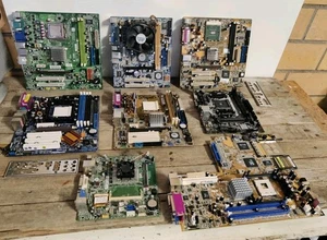 Computer Motherboard Lotto Socket 775 478 Asus Asrock ATX CPU - lotto Schede - Foto 1 di 7