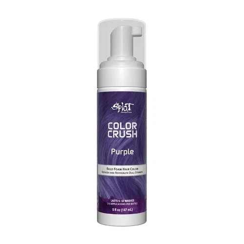 Splat Color Crush Bold Foam PURPLE Hair Color 5 oz Refresh Colors In Minutes - Image 1 of 1