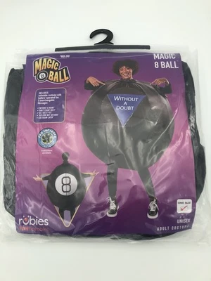 Nuevo Disfraz Inflable Adulto Magic 8 Bolas Talla Única - 5 Mensajes. ——398—— Foto 1 de 4