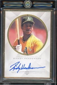 2016 Topps Transcendent Rickey Henderson Auto /52 - Picture 1 of 2