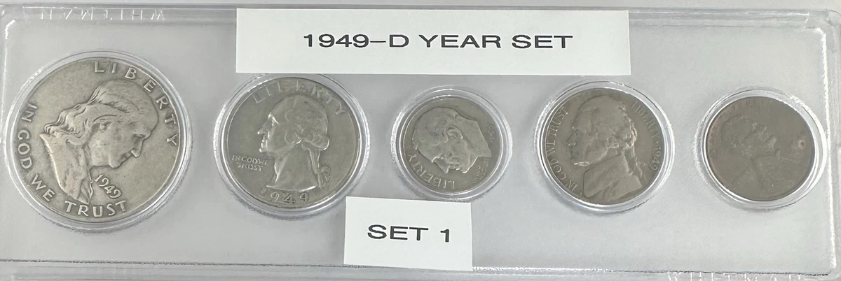 1949 年美国硬币铸币厂套装| eBay