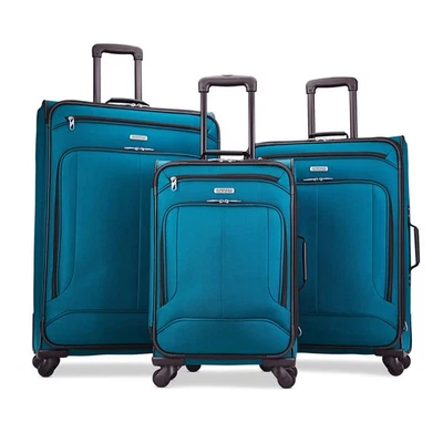 Pop Max Softside Luggage with Spinner Wheels, Teal, 3-Piece Set (21/25/29) - Image 1 of 4