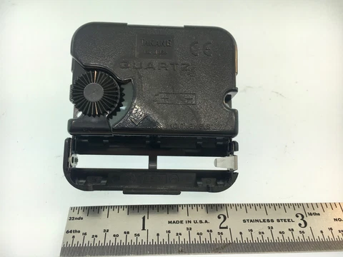 Takane Quartz Battery Clock Movement Short Shaft High Torque Made in USA Cover