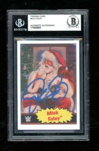 2021 Topps Living WWE Mick Foley #94 Signed Autograph Auto BAS ZK8768 - Picture 1 of 2