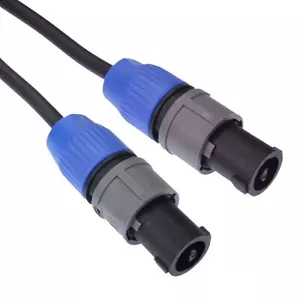 2m 2 Pole Speakon Male to Speakon Male Speaker Cable Lead - Picture 1 of 1