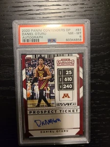 Panini Contenders DP Daniel Oturu 2020 autógrafo PSA 8 - Imagen 1 de 1