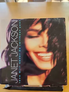 Janet Jackson "Love Will Never Do (Without You)" 1990 A&M UK 7" PS 45rpm - Picture 1 of 4