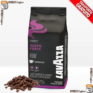 1 kg 1 Busta Caffè Lavazza Grani Gusto Forte Vending 100 % Originale gratis - Foto 1 di 2